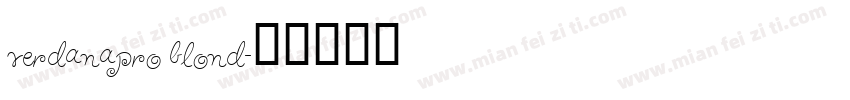 verdanapro blond字体转换
